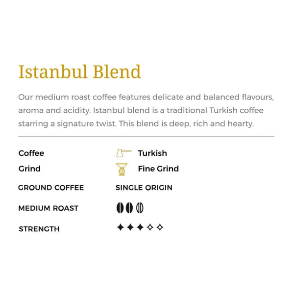 Istanbul Blend - Turkish Ground Coffee - coffee