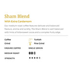 Sham Blend - Turkish Ground Coffee With Extra Cardamom