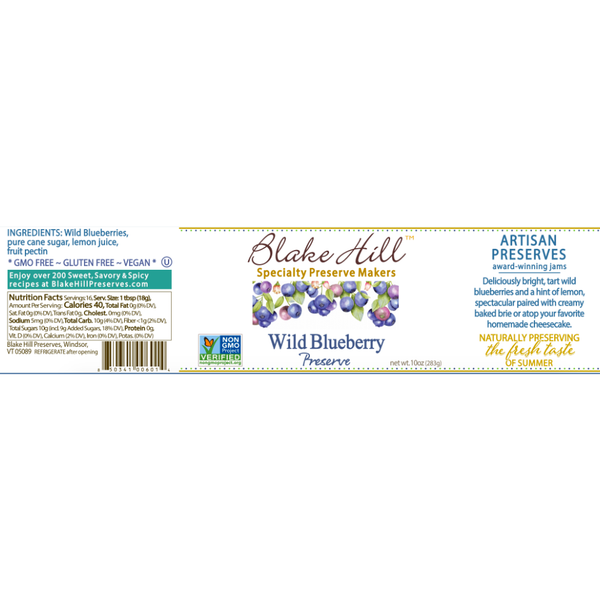 Wild Blueberry Preserve